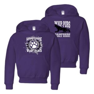 Hampshire Middle School Youth Hooded Sweatshirt