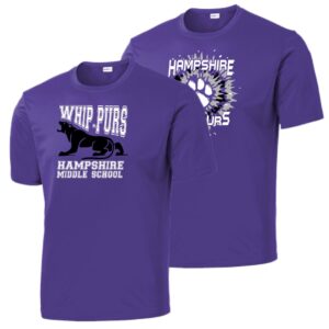 Hampshire Middle School Adult & Youth Performance Tee