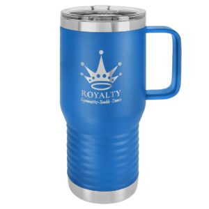 Royalty Gymnastics 20 oz. Travel Mug with Slider Lid