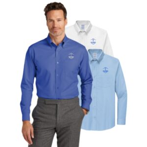 Zion Spiritwear Adult Wrinkle-Free Stretch Nailhead Shirt