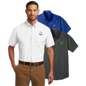 Zion Spiritwear Adult Short Sleeve Carefree Poplin Shirt