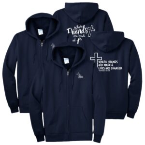 First Baptist Church Adult & Youth Full-Zip Hooded Sweatshirt