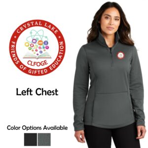 CLFOGE Ladies Smooth Fleece 1/4-Zip