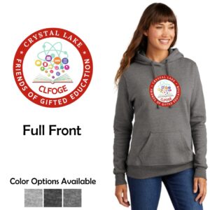 CLFOGE Ladies Core Fleece Pullover Hooded Sweatshirt