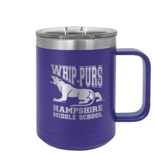 Hampshire Middle School Vacuum Insulated Mug with Slider Lid