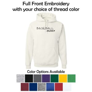 01 Baseball Mom Hooded Sweatshirt