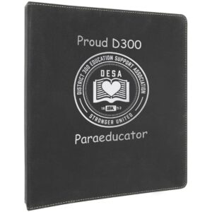 DESA Leatherette 3 Ring Binder