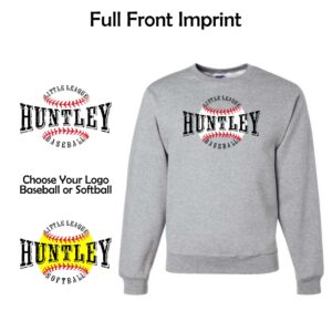 Huntley Little League Adult & Youth Crewneck Sweatshirt