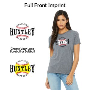 Huntley Little League Ladies BELLA+CANVAS Fit Triblend Tee