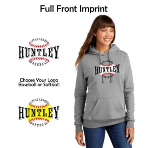 Huntley Little League Ladies Pullover Hooded Sweatshirt