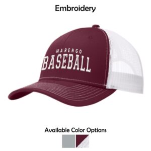 Marengo Union Youth Baseball Snapback Trucker Cap