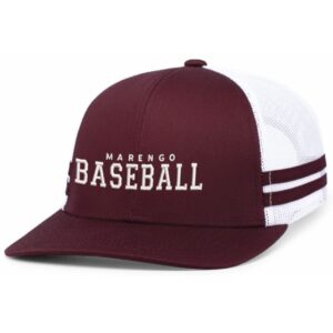 Marengo Union Youth Baseball Low-Profile Stripe Trucker Cap