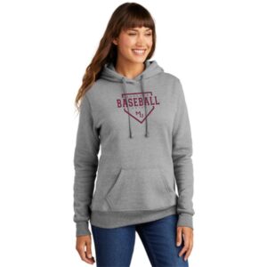 Marengo Union Youth Baseball Ladies Hooded Sweatshirt