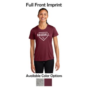 Marengo Union Youth Baseball Ladies Performance Tee