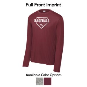 Marengo Union Youth Baseball Adult & Youth Performance Long Sleeve Tee