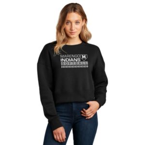 Marengo Softball Ladies Cropped Crew