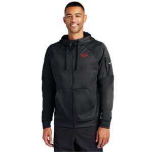 Red Raiders Fastpitch Softball Nike Full-Zip Fleece Hoodie