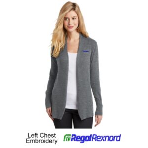 Regal Rexnord Ladies Open Front Cardigan Sweater