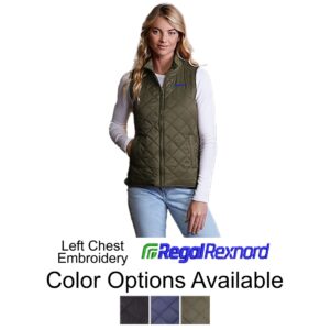 Regal Rexnord Ladies Vintage Diamond Quilted Vest