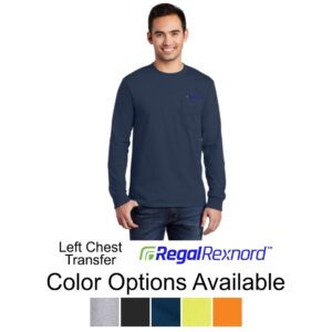 Regal Rexnord 01 Long Sleeve Pocket Tee (Including Tall Sizes)