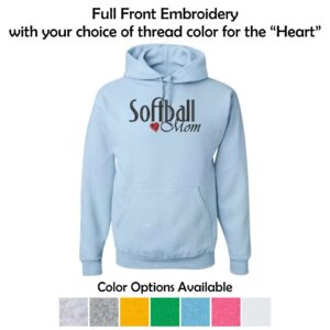 01 Softball Mom Hooded Sweatshirt