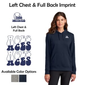 Algonquin Aces Ladies Nike Pullover Hoodie