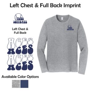 Algonquin Aces Adult Long Sleeve T-Shirt