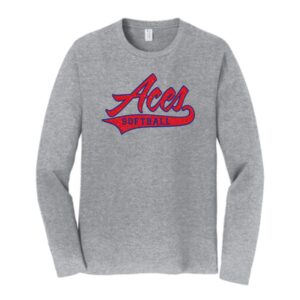 Algonquin Aces Adult Long Sleeve T-Shirt with Glitter