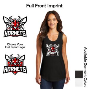 Hornets Baseball Ladies Racerback Tank