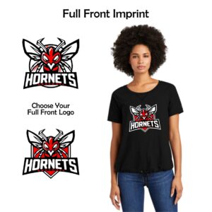 Hornets Baseball Ladies Performance Cinch Tee