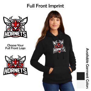 Hornets Baseball Ladies  Pullover Hooded Sweatshirt