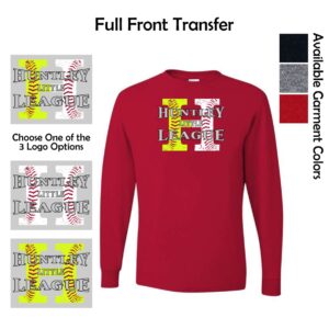 Huntley Little League Adult & Youth Long Sleeve T-Shirt
