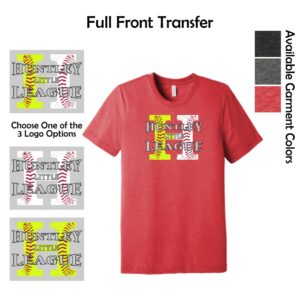 Huntley Little League Adult & Youth BELLA+CANVAS Triblend Tee