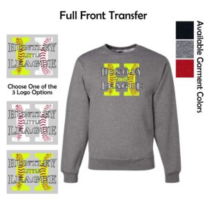 Huntley Little League Adult & Youth Crewneck Sweatshirt