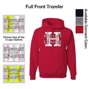 Huntley Little League Adult & Youth Hooded Sweatshirt