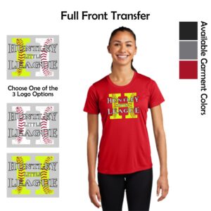Huntley Little League Ladies Performance Tee