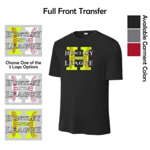 Huntley Little League Adult & Youth Performance Tee