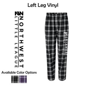 Northwest Little League Adult Flannel Pants