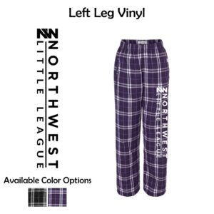 Northwest Little League Youth Flannel Pants