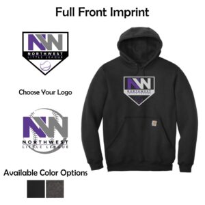 Northwest Little League Adult Carhartt Midweight Hooded Sweatshirt
