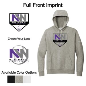 Northwest Little League Adult Nike Pullover Hoodie