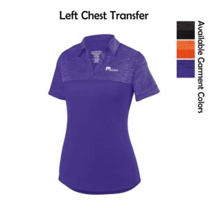 Marklund 07 Ladies Shadow Tonal Heather Polo