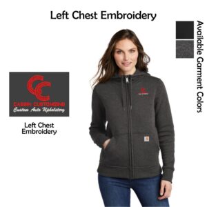 Cassin Customizing Ladies Full-Zip Hoodie