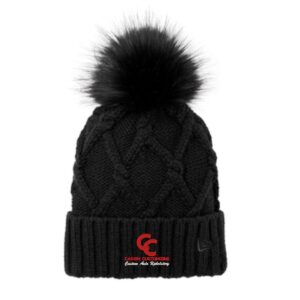 Cassin Customizing Faux Fur Pom Beanie