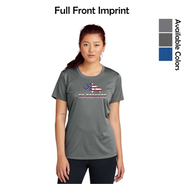 Genoa-Kingston Broncos Ladies Performance Tee