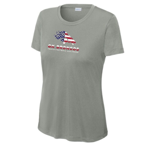 Genoa-Kingston Broncos Ladies Performance Tee - Image 2
