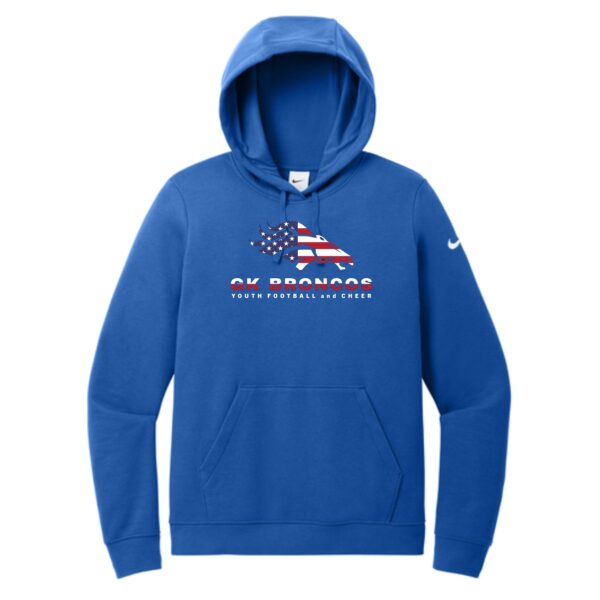 Genoa-Kingston Broncos Ladies Nike Pullover Hoodie - Image 3