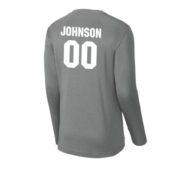 Genoa-Kingston Broncos Adult & Youth Performance Long Sleeve Tee - Image 4