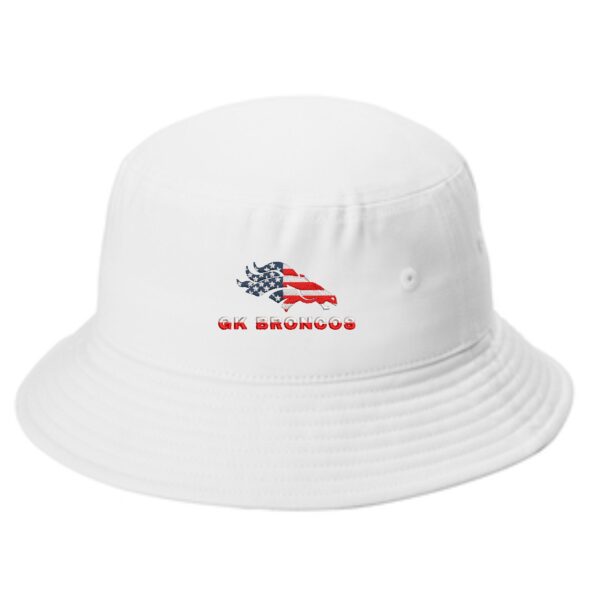 Genoa-Kingston Broncos Twill Classic Bucket Hat - Image 4