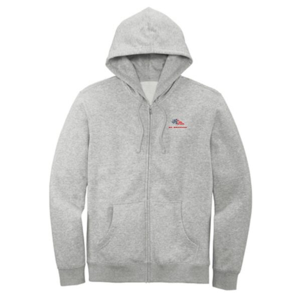 Genoa-Kingston Broncos Adult & Youth Fleece Full-Zip Hoodie - Image 2